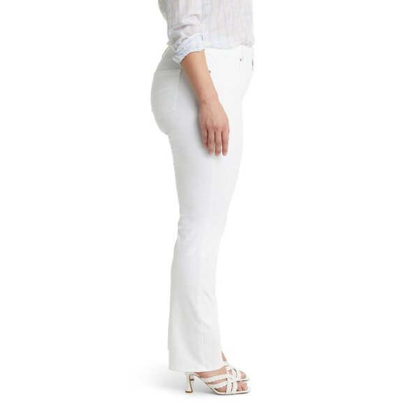 NWT NYDJ Womens Size 2 2x32 Optic White Marilyn Straight Leg Stretch Jeans NEW - Picture 4 of 8